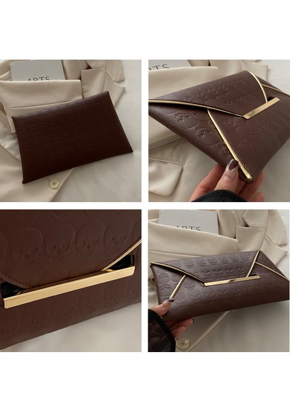 Moda Çanta Kadın Basit Clutch Zarf Çanta Clutch Gündelik Çanta (Yurt Dışından) indirimleri