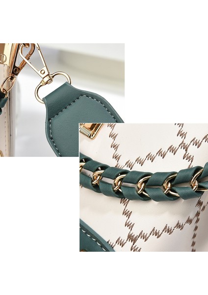 Kadın Küçük Kare Çanta Moda Omuz Crossbody Çanta Cep Telefonu Çanta Kadın Çanta (Yurt Dışından) indirimleri