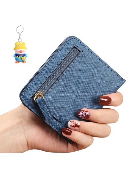Bayan Cüzdan Ultra Ince Kısa Küçük Cüzdan Kart Tutucu Clutch (Yurt Dışından)