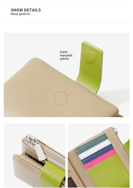 Kısa Bayan Cüzdan Iki Katlı Çoklu Kart Yuvası Ters Çanta Cüzdan Gümüş Cüzdan (Yurt Dışından) fırsatları