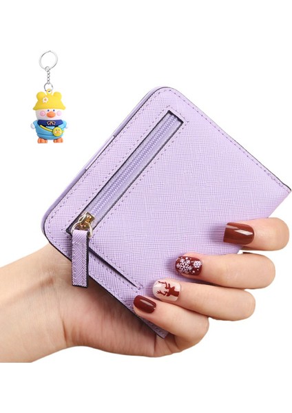 Bayan Cüzdan Ultra Ince Kısa Küçük Cüzdan Kart Tutucu Clutch (Yurt Dışından)