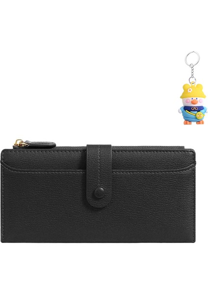 Bayan Cüzdan Kadın Uzun Iki Katlı Kart Tutucu Kartvizit Değişim Çantası (Yurt Dışından)