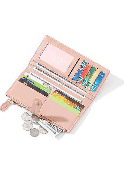 Bayan Cüzdan Kadın Uzun Iki Katlı Kart Tutucu Kartvizit Değişim Çantası (Yurt Dışından) fiyatları
