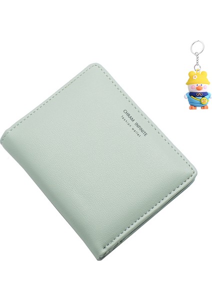 Kısa Cüzdan Kadın Küçük Cüzdan Iki Katlı Cüzdan Para Cüzdan Kadın Kart Tutucu (Yurt Dışından)
