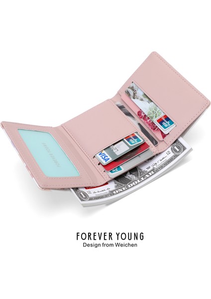 Bayan Cüzdan Moda Pu Para Cüzdanı Çoklu Kart Yuvası Kart Tutucu Kadın Cüzdanı (Yurt Dışından) indirimleri
