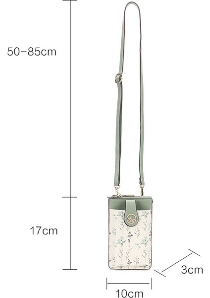 Tatlı Bayan Para Çanta Omuz Crossbody Çanta Baskılı Cep Telefonu Çantası Kadın Cüzdanı (Yurt Dışından) fırsatları