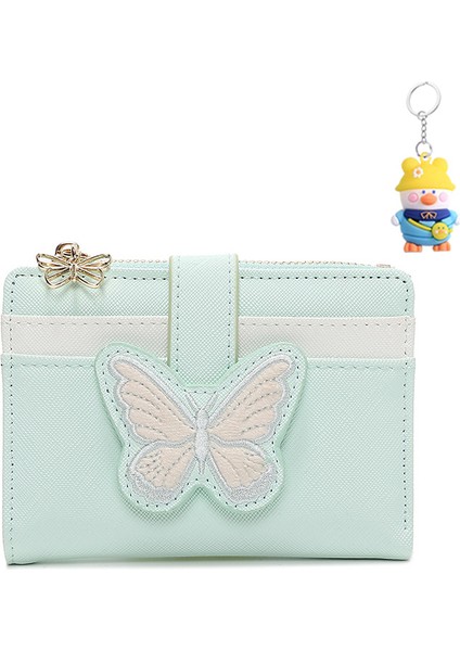 Cüzdan Gündelik Moda Cüzdan Kadın Cüzdan Kısa Cüzdan Bayan Kart Tutucu (Yurt Dışından)