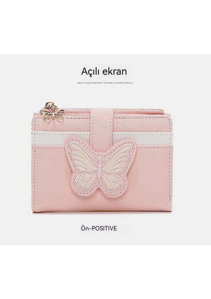 Cüzdan Gündelik Moda Cüzdan Kadın Cüzdan Kısa Cüzdan Bayan Kart Tutucu (Yurt Dışından) modelleri
