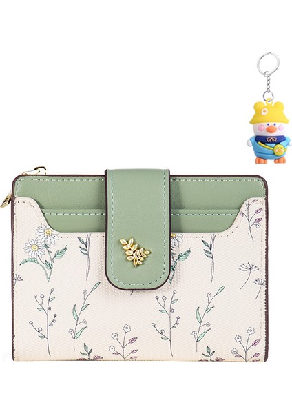 Para Cüzdanı Çoklu Kart Yuvası Cüzdanı Kadın Çiçek Kız Kart Tutucu (Yurt Dışından)