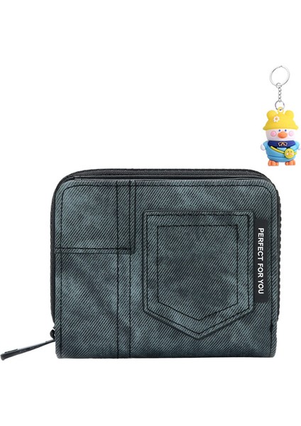 Bayan Cüzdan Moda Çoklu Kart Yuvası Kart Tutucu Kadın Kısa Para Cüzdan (Yurt Dışından)