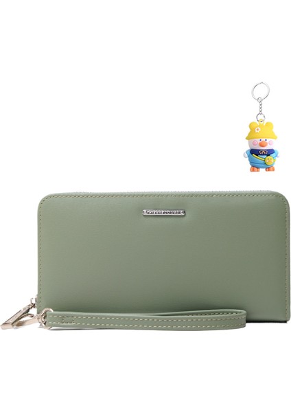 Bayanlar Clutch Uzun Cüzdan Büyük Kapasiteli Çok Fonksiyonlu Kart Tutucu Cep Telefonu (Yurt Dışından)