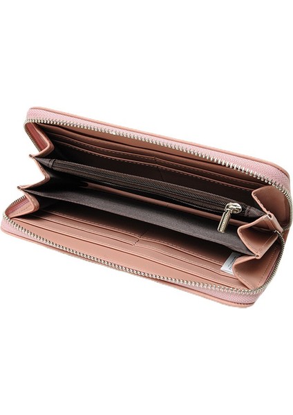 Bayanlar Clutch Uzun Cüzdan Büyük Kapasiteli Çok Fonksiyonlu Kart Tutucu Cep Telefonu (Yurt Dışından) indirimleri