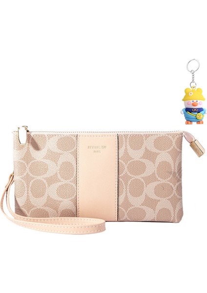 Cüzdan Bayan Baskılı Fermuar Bilek Çantası Kart Tutucu (Yurt Dışından)