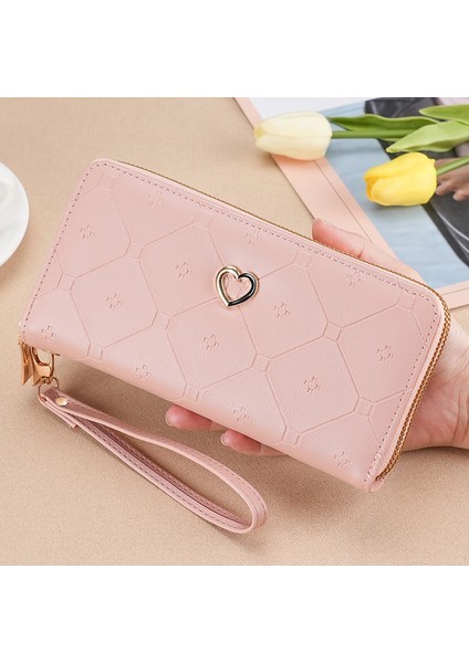 Cüzdan Kızlar Uzun Çift Fermuarlı Cüzdan Moda Büyük Kapasiteli El Çantası Kadın (Yurt Dışından) indirimleri