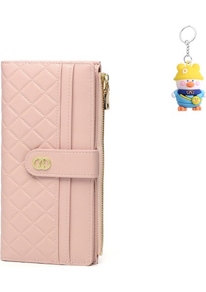 Çoklu Kart Yuvası Fermuarlı Bayan Cüzdan Uzun Clutch Kart Tutucu (Yurt Dışından)