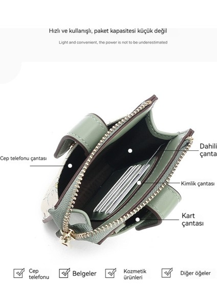 Tatlı Bayan Para Çanta Omuz Crossbody Çanta Baskılı Cep Telefonu Çantası Kadın Cüzdanı (Yurt Dışından) fiyatları