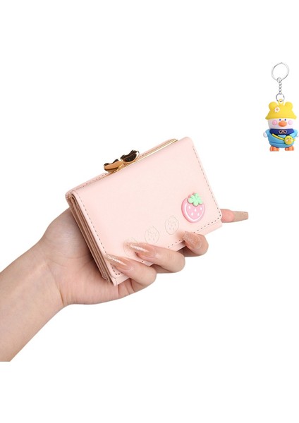 Sevimli Katlanır Kadın Cüzdan Karikatür Mini Klip Para Cüzdan Kart Tutucu (Yurt Dışından)