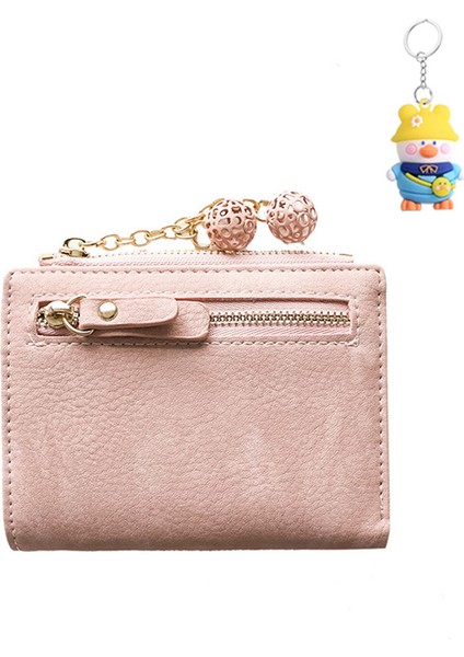 Cüzdan Kadın Kısa Katlanır Cüzdan Para Cüzdanı Kart Tutucu (Yurt Dışından)