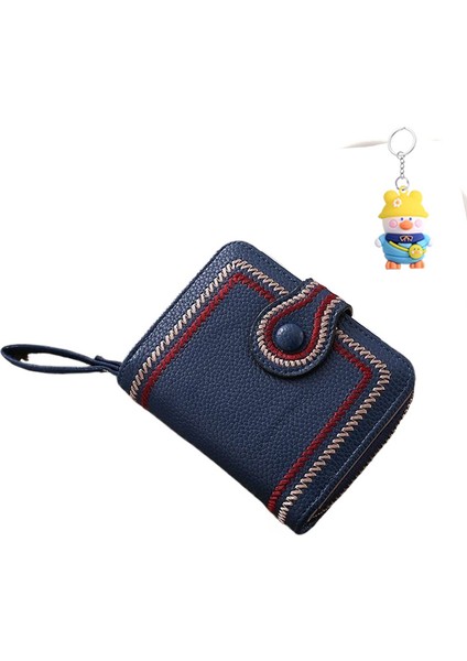 Moda Küçük Cüzdan Kadın Çoklu Kart Yuvası Kart Tutucu Yumuşak Deri Cüzdan Kart Tutucu (Yurt Dışından)