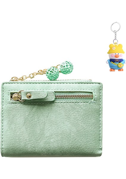 Cüzdan Kadın Kısa Katlanır Cüzdan Para Cüzdanı Kart Tutucu (Yurt Dışından)