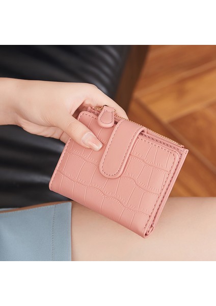 Cüzdan Bayan Kart Tutucu Mini Taşınabilir Katlanır Kısa Para Cüzdanı (Yurt Dışından) fiyatları