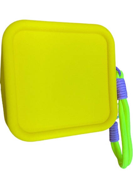 Cüzdan Silikon Küçük Kare Çanta Hava Yastığı Ruj Kozmetik Çanta Taşınabilir Para Cüzdanı Su Geçirmez Tote (Yurt Dışından)