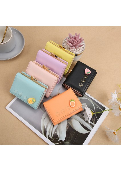 Sevimli Katlanır Kadın Cüzdan Karikatür Mini Klip Para Cüzdan Kart Tutucu (Yurt Dışından) indirimleri