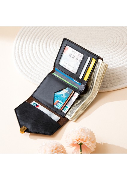 Bayan Cüzdan 3 Katlama Toka Moda Clutch Cüzdan Çoklu Kart Yuvası Para Cüzdanı Kart Tutucu (Yurt Dışından) indirimleri