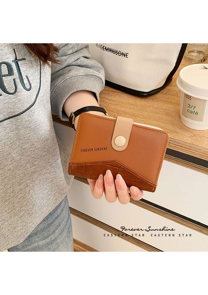 Bayan Cüzdan Büyük Kapasiteli Çoklu Kart Yuvası Para Cüzdanı Fermuar Toka Basit Çanta (Yurt Dışından) fırsatları