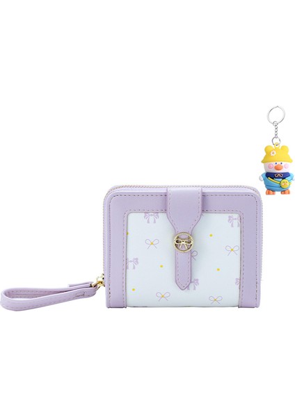Bayan Cüzdan Yay Büyük Kapasiteli Para Cüzdanı Kart Tutucu (Yurt Dışından)