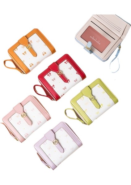 Bayan Cüzdan Yay Büyük Kapasiteli Para Cüzdanı Kart Tutucu (Yurt Dışından) modelleri