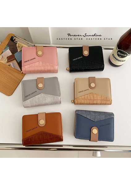 Bayan Cüzdan Büyük Kapasiteli Çoklu Kart Yuvası Para Cüzdanı Fermuar Toka Basit Çanta (Yurt Dışından) fiyatları