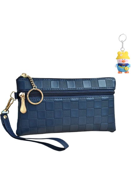 Bayanlar Clutch Cüzdan Çok Yönlü Moda Cep Telefonu Çantası Basit Kart Tutucu Fermuarlı Cüzdan (Yurt Dışından)
