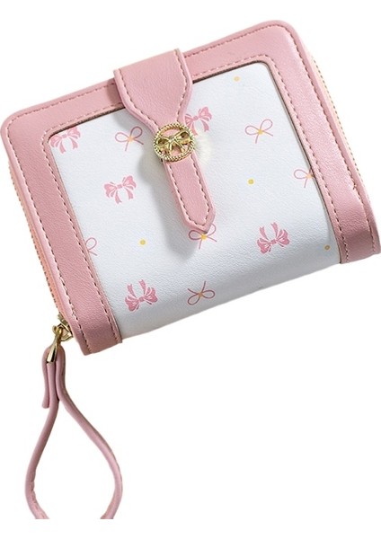 Bayan Cüzdan Yay Büyük Kapasiteli Para Cüzdanı Kart Tutucu (Yurt Dışından) indirimleri