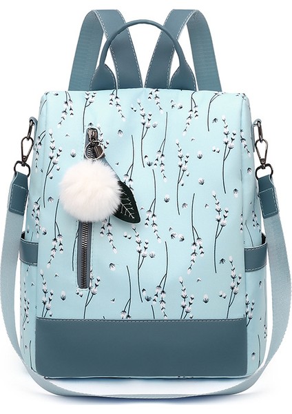 Oxford Kumaş Kadın Çantası Sırt Çantası Kadın Açık Hava Eğlence Sırt Çantası Çok Amaçlı Hırsızlık Önleme Ortaokul Çantası (Yurt Dışından)