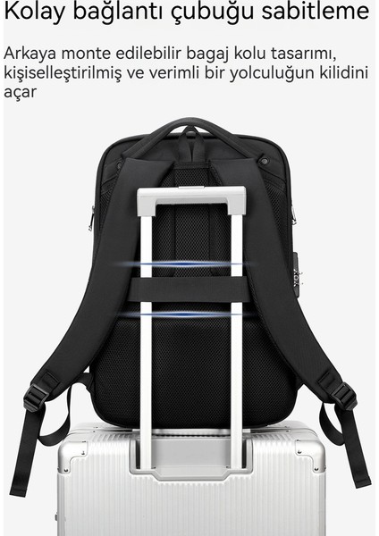 Iş Sırt Çantası Erkek Sırt Çantası Büyük Kapasiteli Iş Gezisi Bilgisayar Çantası Seyahat (Yurt Dışından) fırsatları