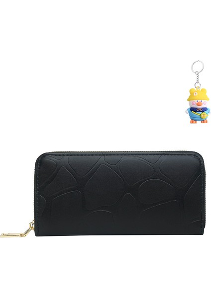 Bayan Cüzdan Moda Orta Uzunluk Taş Desen Cüzdan Clutch Çanta Büyük Kapasiteli Kart Tutucu Para Cüzdanı (Yurt Dışından)