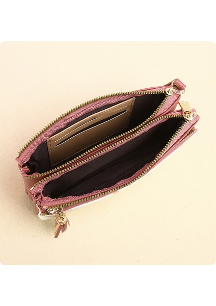 Cüzdan Bayan Büyük Kapasiteli El Çantası Basit Baskılı Bayan Fermuarlı Çanta Para Cüzdanı Cep Telefonu (Yurt Dışından) fiyatları