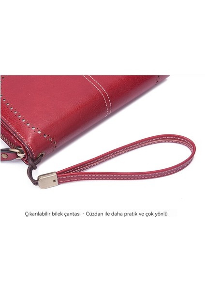 Uzun Cüzdan Kadın Retro Içi Boş Cüzdan Büyük Kapasiteli Cep Telefonu Çantası (Yurt Dışından) modelleri