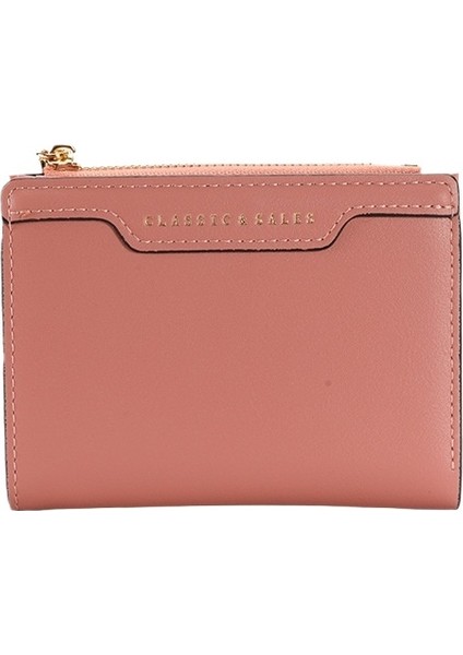 Kart Tutucu Fermuarlı Cüzdan Bayan Cüzdanı Küçük ve Zarif Ultra Ince Kart Tutucu Kimlik Çantası (Yurt Dışından)