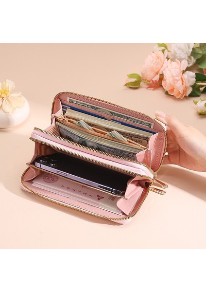 Cüzdan Bayanlar Uzun Büyük Kapasiteli Moda Cüzdan Cüzdan Clutch Çanta Kadınlar (Yurt Dışından)