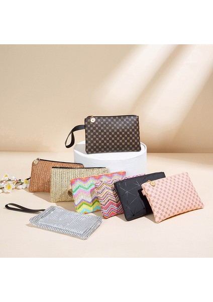 Bayanlar Para Cüzdanı Küçük Çanta Mini Çanta Dokuma Lazer Kart Tutucu Refah Cüzdanı (Yurt Dışından) fiyatları