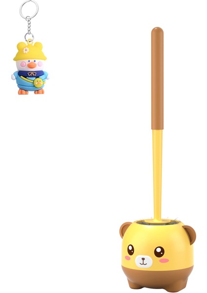 Karikatür Duvara Monte Tuvalet Fırçası Temizleme Fırçası Banyo Tuvalet Fırçası Temizleme Fırçası Seti Tuvalet Banyo Aksesuarları (Yurt Dışından)