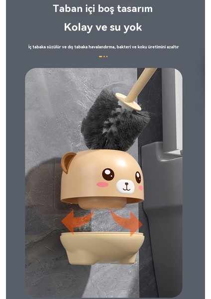 Karikatür Duvara Monte Tuvalet Fırçası Temizleme Fırçası Banyo Tuvalet Fırçası Temizleme Fırçası Seti Tuvalet Banyo Aksesuarları (Yurt Dışından) fırsatları