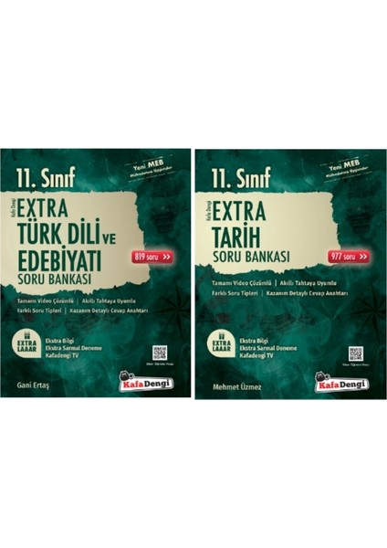 11. Sınıf Edebiyat - Tarih Extra Soru Bankası