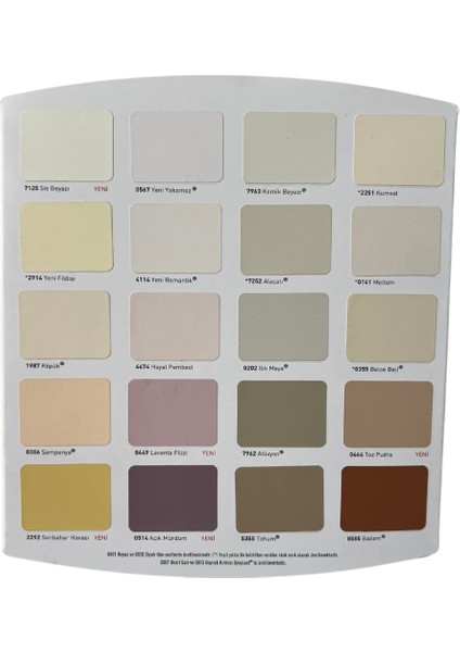 Tek Su Bazlı Panel Kapı Boyası 2,5 Lt modelleri