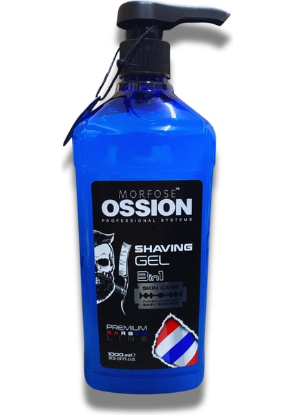 Ossion Shaving Gel 3in1 1000 ml