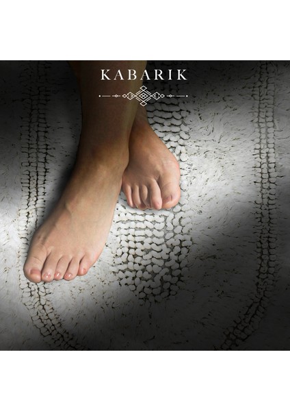 Spagetti Oval Krem 2'li %100 Pamuk Banyo Halısı Paspası Seti modelleri