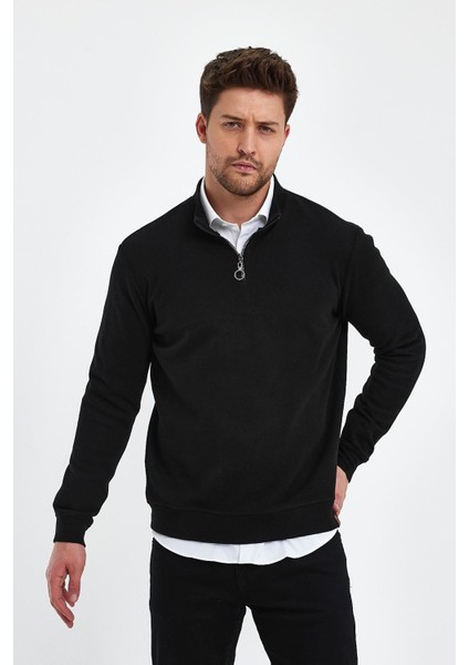 Dik Yaka Rermuarlı Sweatshırt (E23-230200) fırsatları