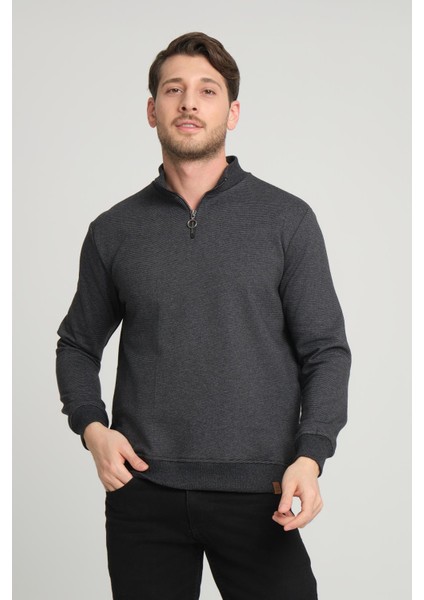 Alexandergardı Yakası Rermuarlı Sweatshırt, Yeni Sezon (E20-230211)